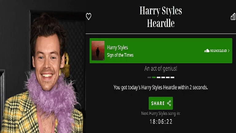 Harry Styles heardle