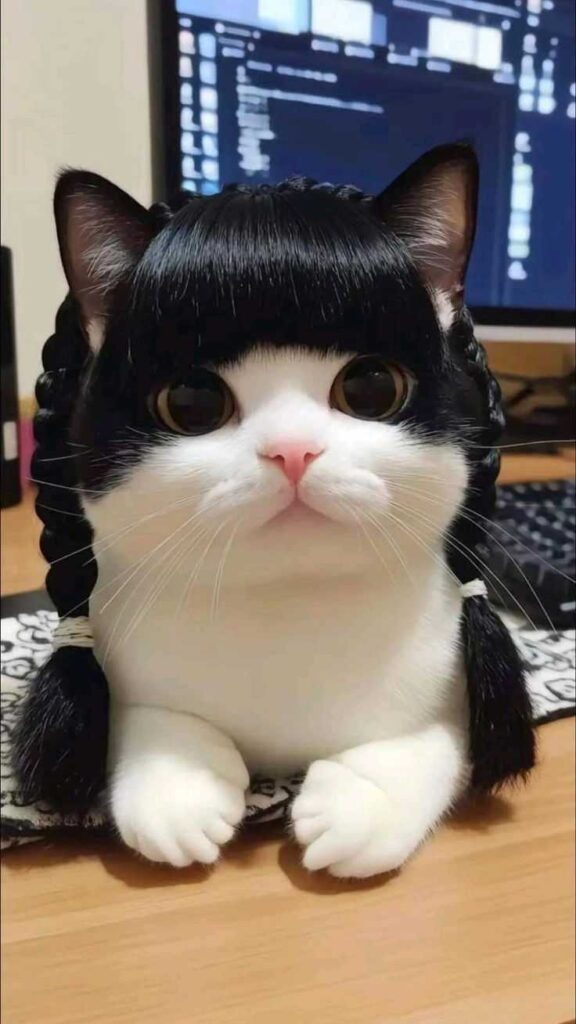 cute cat dp